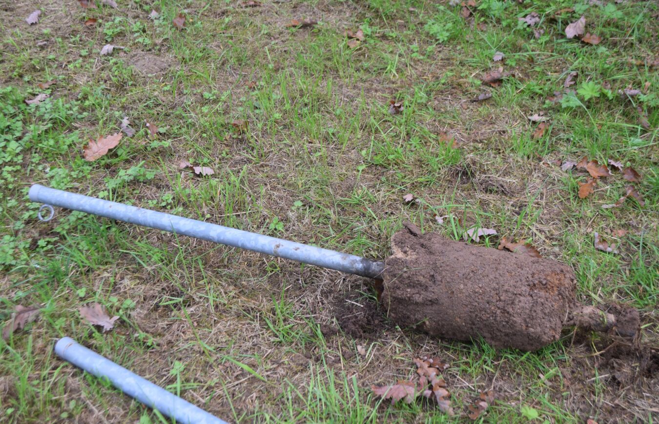 Zaunpfähle entfernt